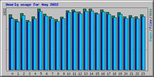 Hourly usage for May 2022